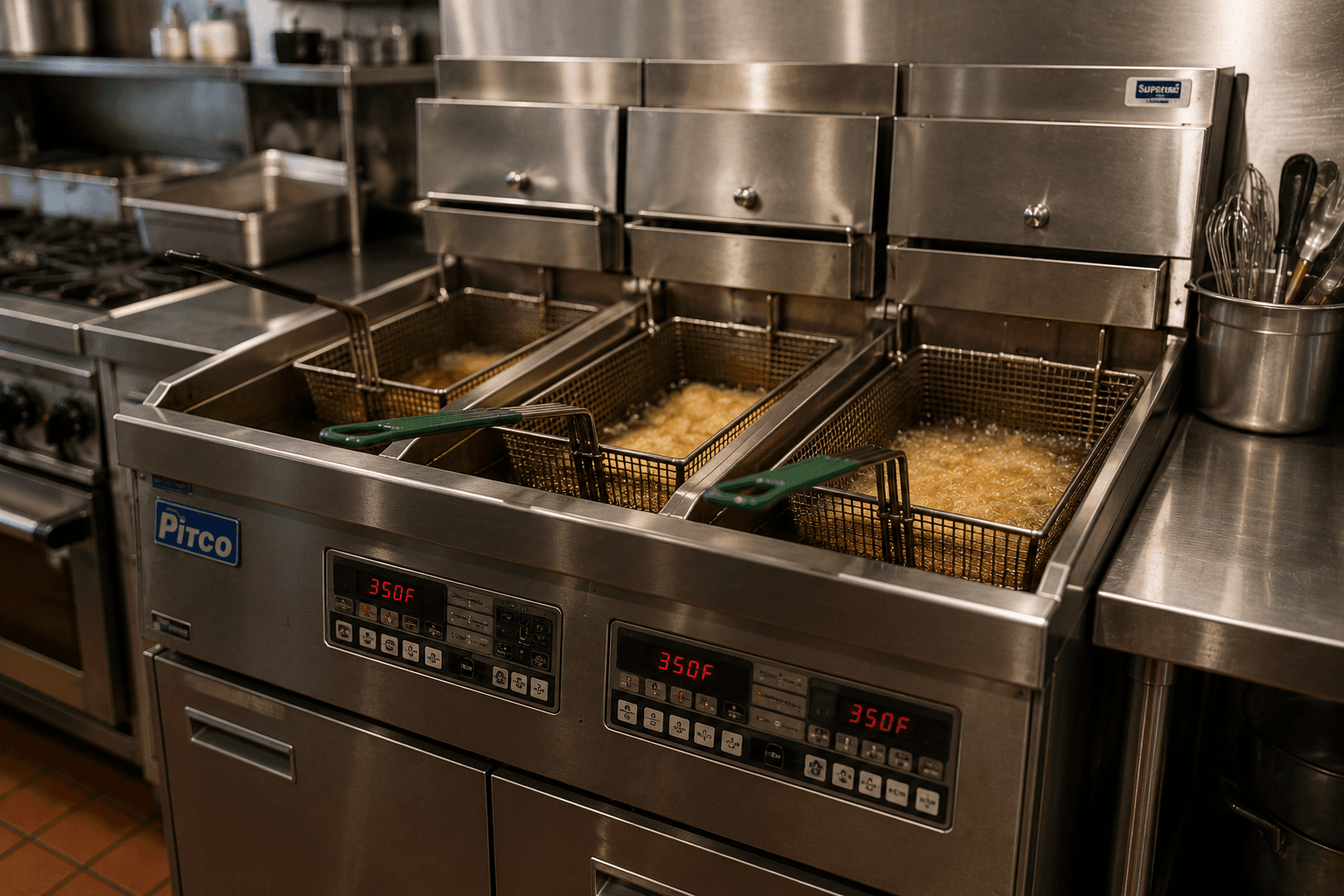 Commercial Fryers - Gas fryer, electric fryer, high-volume commercial fryers