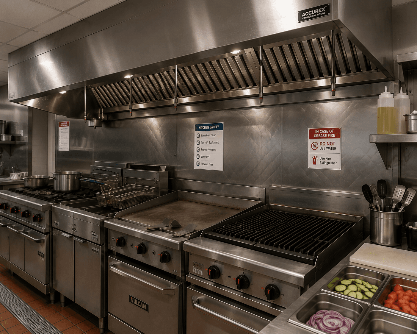 Hood Ventilation - Commercial hood ventilation and make-up air