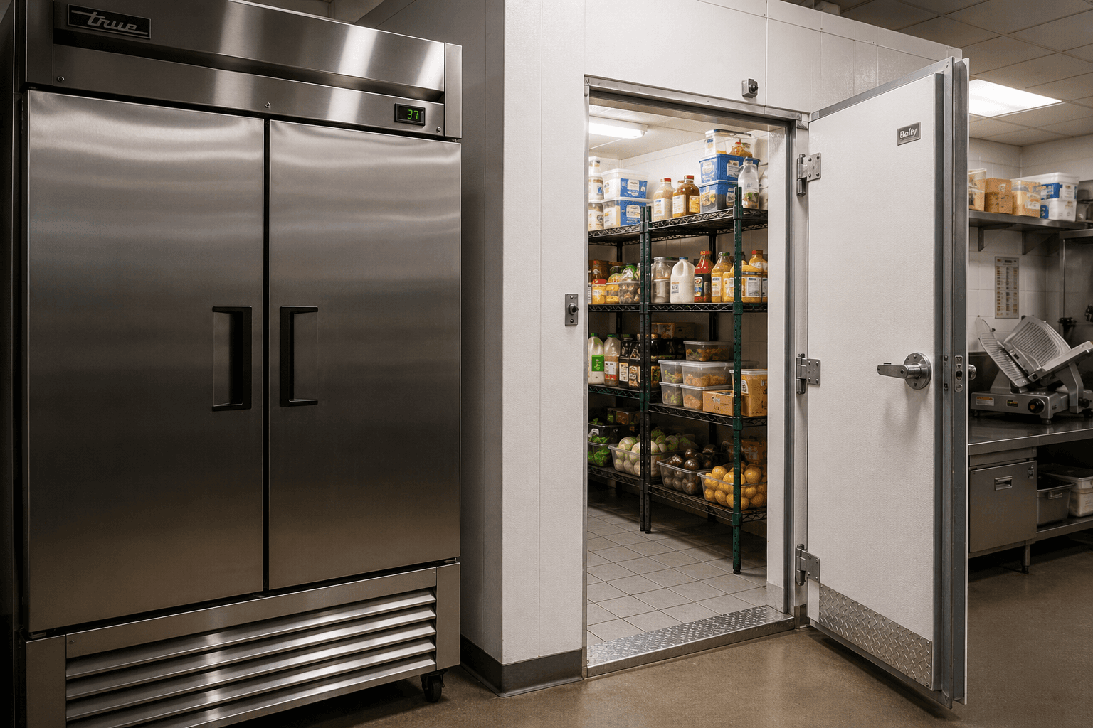 Commercial Refrigeration - Walk-in cooler, reach-in cooler, display refrigerator